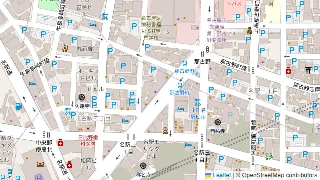 TKP名古屋駅前カンファレンスセンターの周辺地図