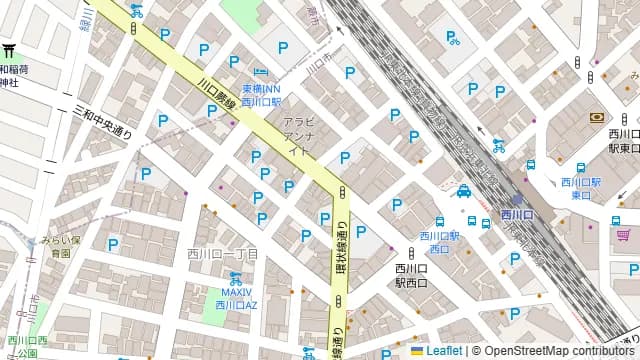 studioNIKAレンタルスペースの周辺地図