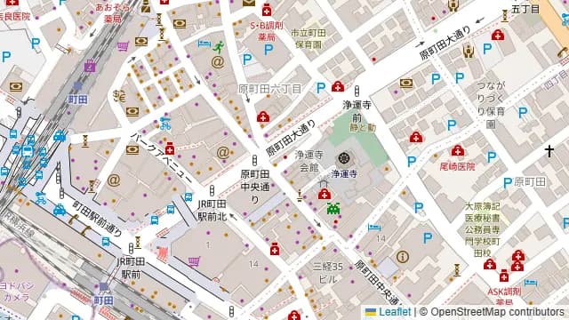 よりみち 町田店の周辺地図
