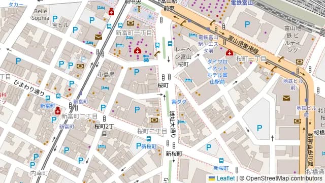 焼鳥たてやまの周辺地図
