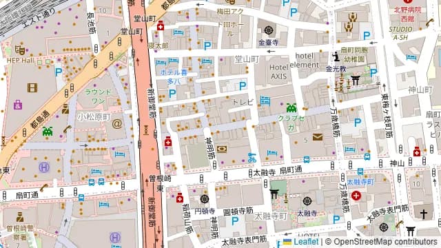 ARATAの周辺地図