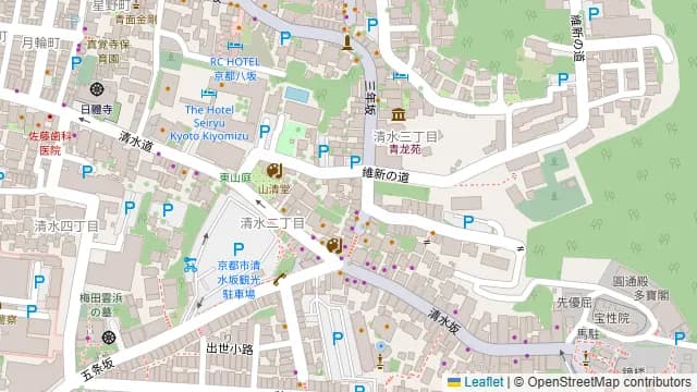 京都写真館 レンタル着物 和華の周辺地図