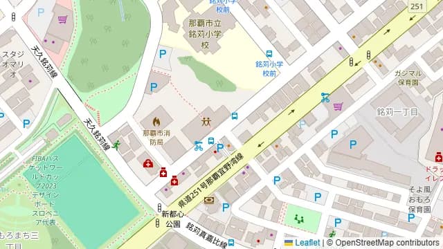 MECAL GARDENの周辺地図