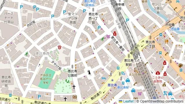 KOREAN DINING HANAの周辺地図