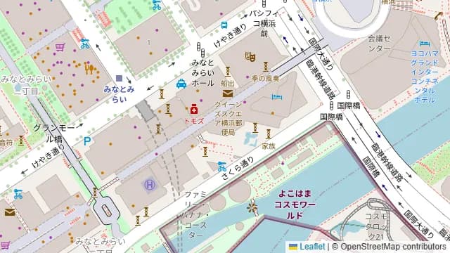 橙家 横浜みなとみらい東急スクエア店の周辺地図
