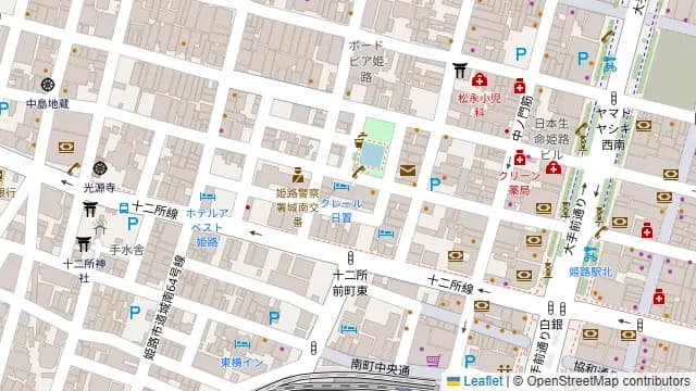 西村屋 白鷺館の周辺地図