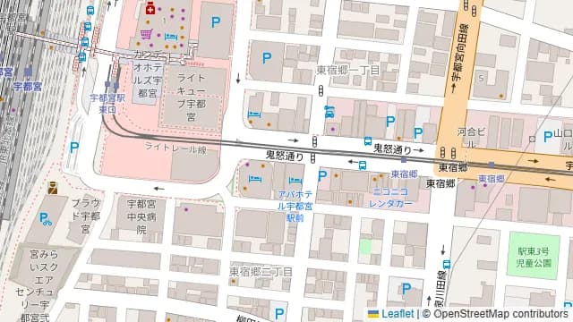 TKPガーデンシティ宇都宮の周辺地図