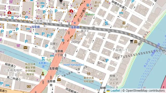貸会議室bres浅草橋の周辺地図