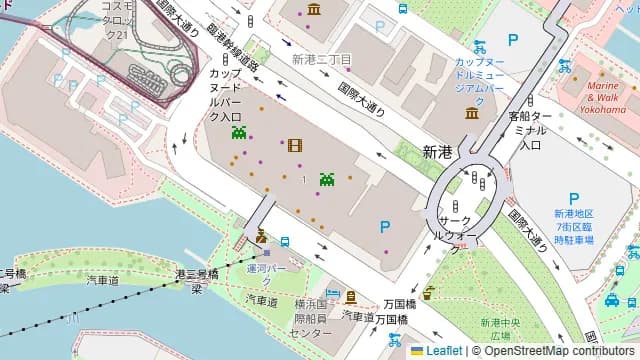 美食米門 横浜の周辺地図