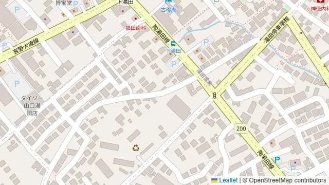 海鮮長州 湯田店の周辺地図