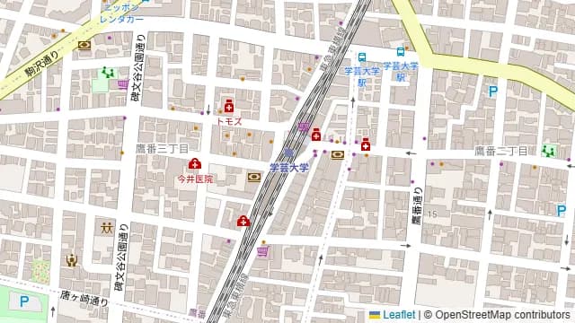 GASHIN8 学芸大学店 落ち着いた空間で楽しむ割烹料理の貸切宴会の周辺地図