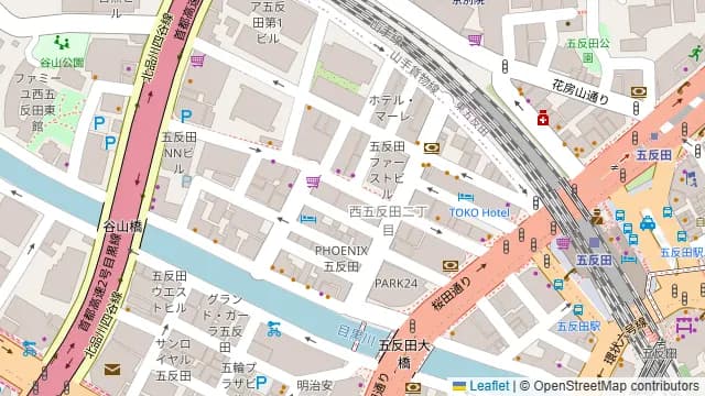 イタリアンバル CONA 五反田店の周辺地図