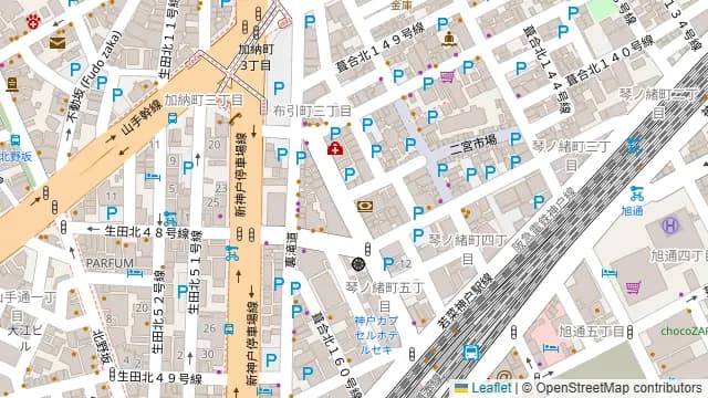 神戸三宮レンタルスタジオStorkの周辺地図