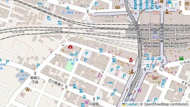 チーズ&ワイン Le.Lien 立川の周辺地図