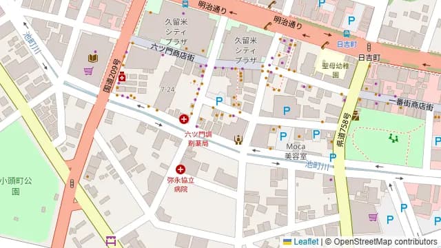 居心地酒房 我楽の周辺地図