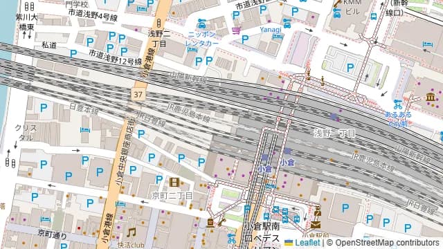 竹乃屋 VIERRA小倉店の周辺地図