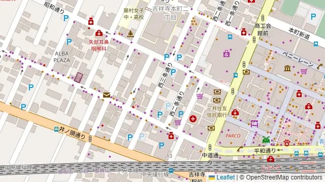CAFE&WEDDING22(カフェ&ウェディング) 吉祥寺の周辺地図