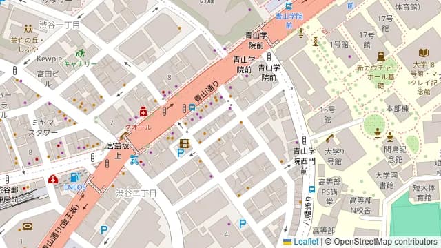 bliss space渋谷の周辺地図