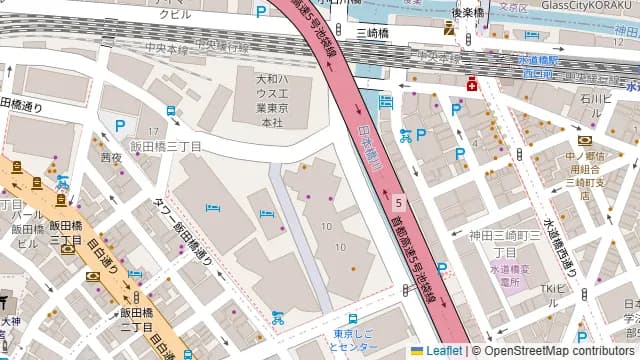 新荘園 アイガーデンテラス 飯田橋店の周辺地図