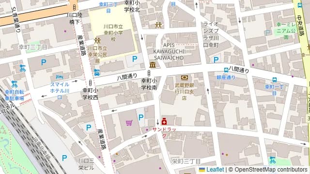 たぬきの周辺地図