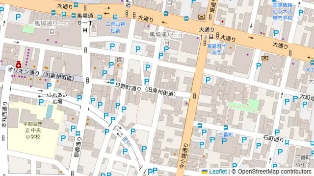ノーフォーク宇都宮の周辺地図