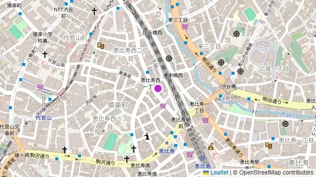 cafe&dining nurikabe(ヌリカベ) 恵比寿の周辺地図