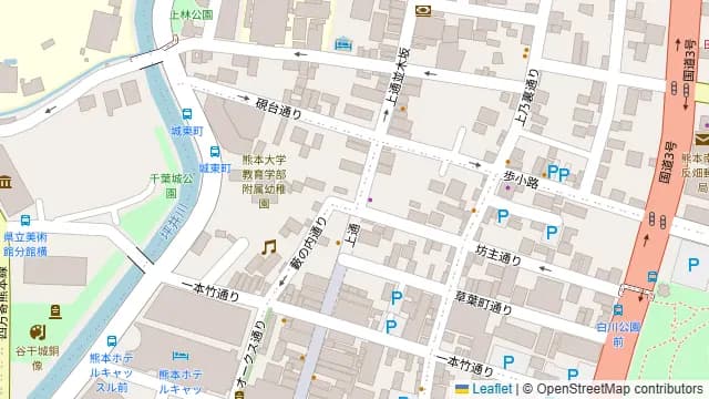 レンタルスペースベリー上通並木坂店の周辺地図