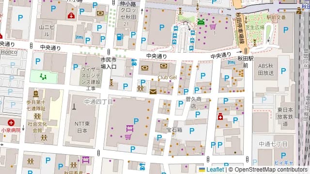 路地裏かだるの周辺地図