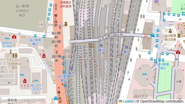 SHINAGAWA PIVOT(品川ピボット)の周辺地図
