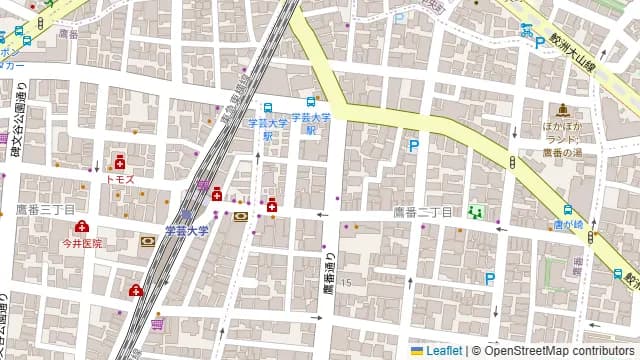 モダン酒場KANPAI学芸大学の周辺地図