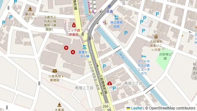 鏡貼りの駅近スタジオの周辺地図