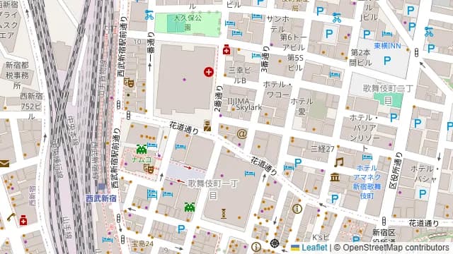 ゴールドモンキーの周辺地図