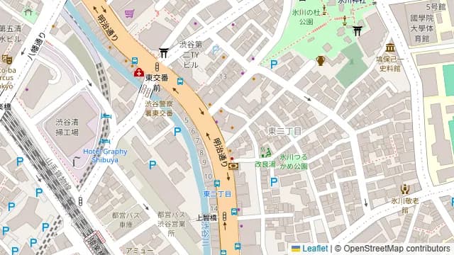 dining & bar KITSUNE 渋谷の周辺地図