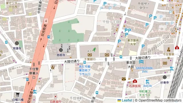TAPIS ROUGE 北千住の周辺地図