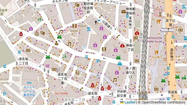 event lounge warpの周辺地図