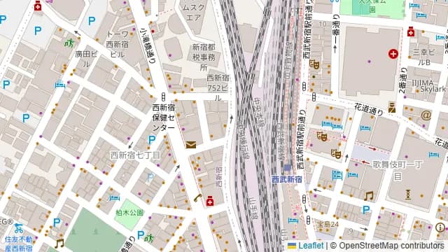 イタリアン&ワインバー CONA西新宿店の周辺地図