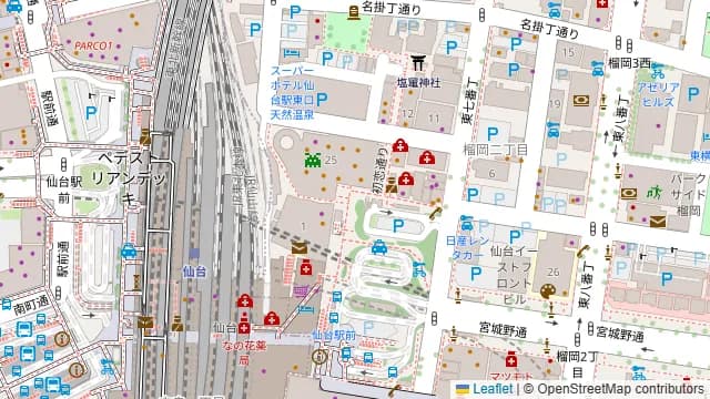 仙台キッチン(SENDAI KITCHEN)の周辺地図