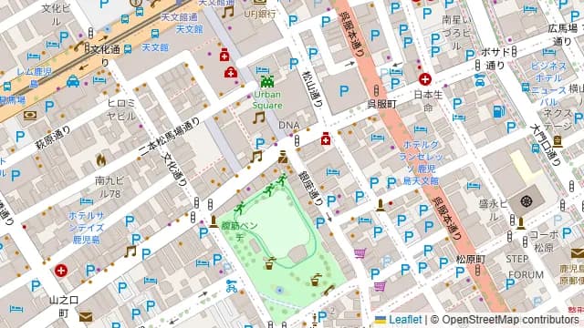 貴らく宴の周辺地図