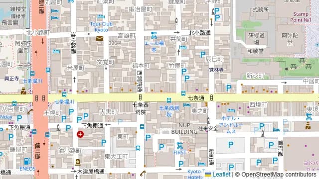 京都駅前貸会議室 K-officeの周辺地図