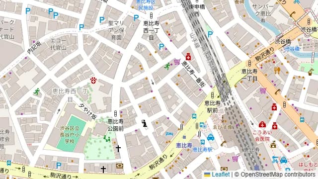 大衆居酒屋 恵比寿商店の周辺地図
