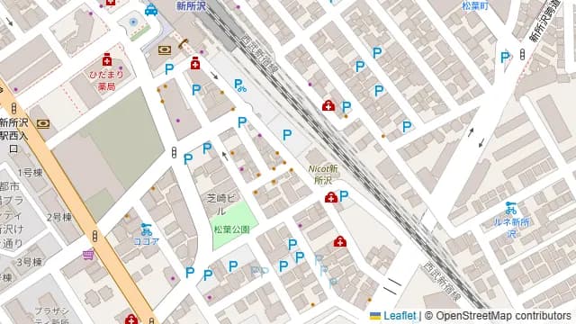 イザカヤTOMBO 新所沢本店の周辺地図