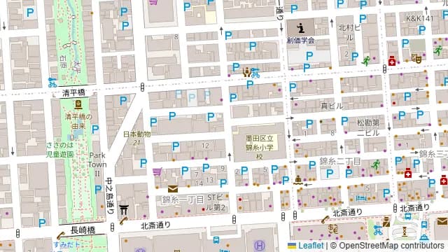 【CS Tokyo-Base】錦糸町A メゾンの周辺地図