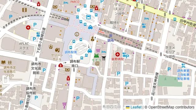 山内農場 調布南口駅前店の周辺地図