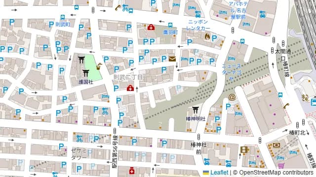 ナゴベース 名古屋駅の周辺地図