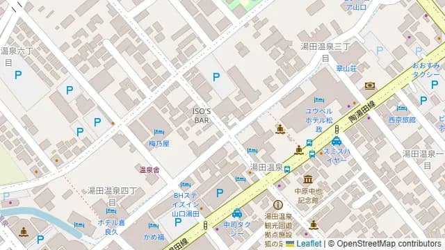 湯田温泉三丁目 ひまり商店の周辺地図