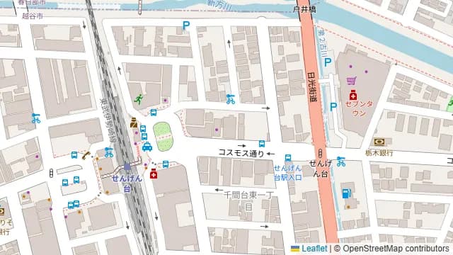 はかた商店 せんげん台店の周辺地図