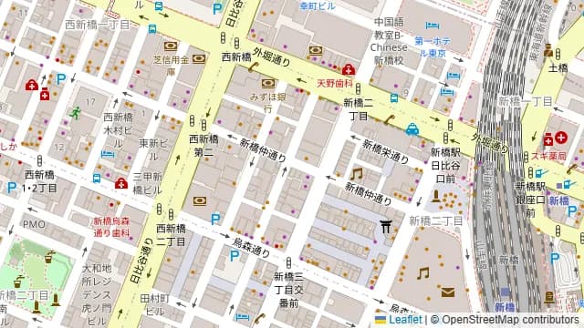 Tapas&Wine 新橋ZIONの周辺地図