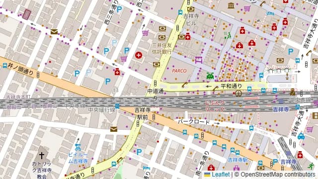 吉祥寺スペース(KICHIJOJI SPACE)の周辺地図