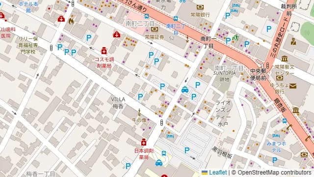 水戸Fusion たかやまの周辺地図