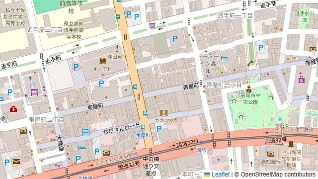 オビヤギルドの周辺地図